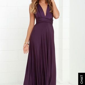 Infinity Purple Dress